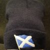 Hat - Ski/Beanie Hat Navy Saltire Flag