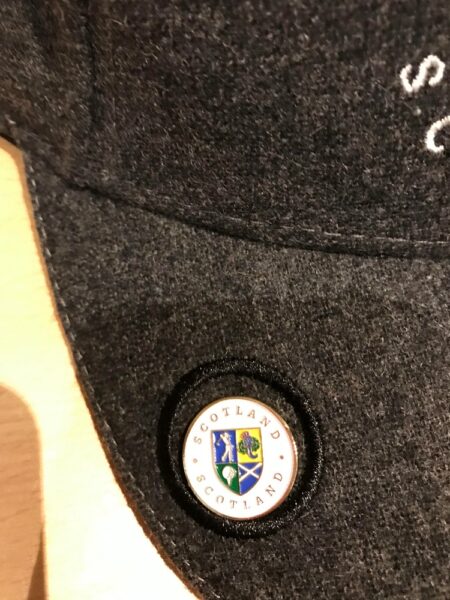 Hat - Baseball Cap Scotland Golf Shield Grey