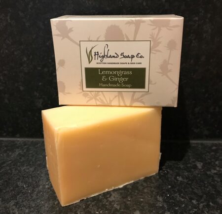 Highland Soap Co. Handmade Natural Soap  Lemongrass & Ginger 190g