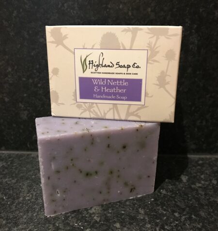 Highland Soap Co. Handmade Natural Soap Wild Nettle and Heather 190g