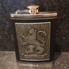 Flask - Pewter Front Lion