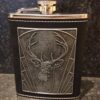 Flask - Pewter Front Stag