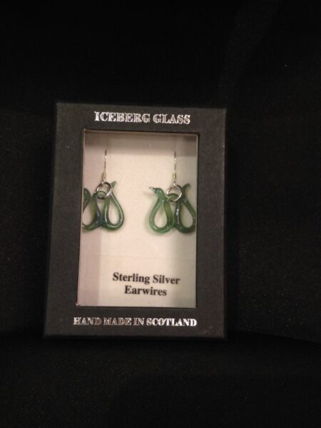 Iceberg Glass - Nessie Sterling Silver Earrings