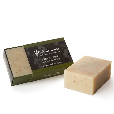 Highland Soap Co. Handmade Natural Soap  Juniper and Lime 190g