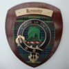 Clan Name Wall Plaque Dark Wood
