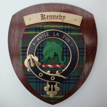 Clan Name Wall Plaque Dark Wood
