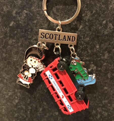 Keyring - Piper Red Bus and Nessie