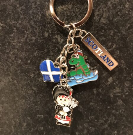 Keyring - Nessie Piper Saltire Heart