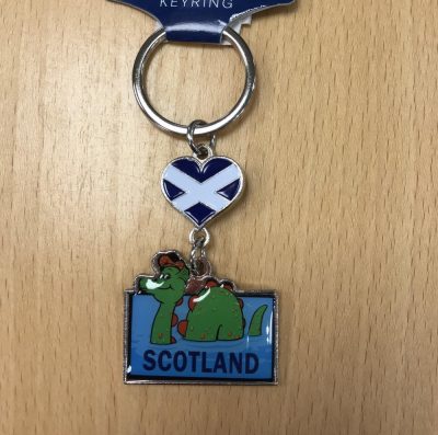 Keyring - Nessie Saltire Heart
