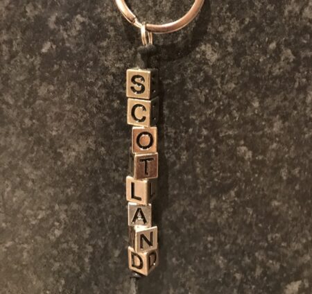 Keyring - Scotland Cubes