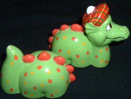 Cruet Set - Nessie Orange Humps Salt & Pepper Set