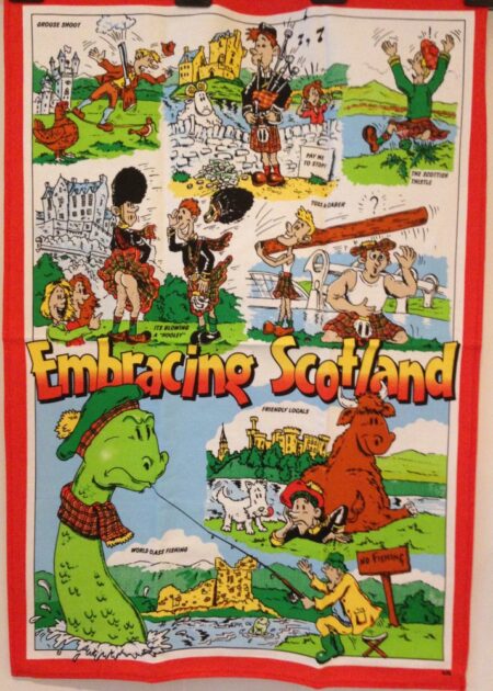 Kitchen - Tea Towel Embracing Scotland