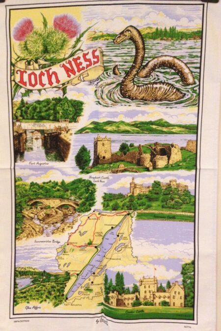 Kitchen - Tea Towel Loch Ness