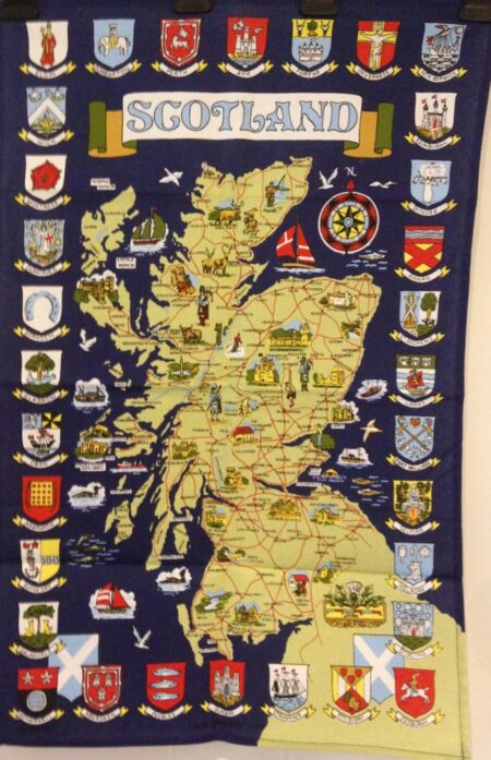 Kitchen - Tea Towel Scotland Town Crests