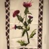 Kitchen - Tea Towel Highland Cow Tartan Paint