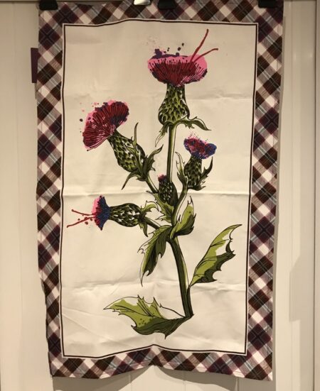 Kitchen - Tea Towel Thistles
