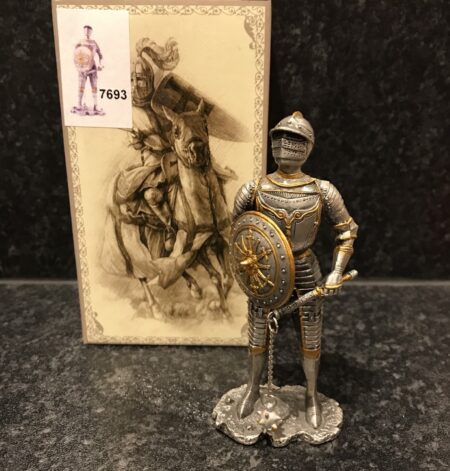 Statue Knight Collection - Knight with Shield and Flail (code 7693)