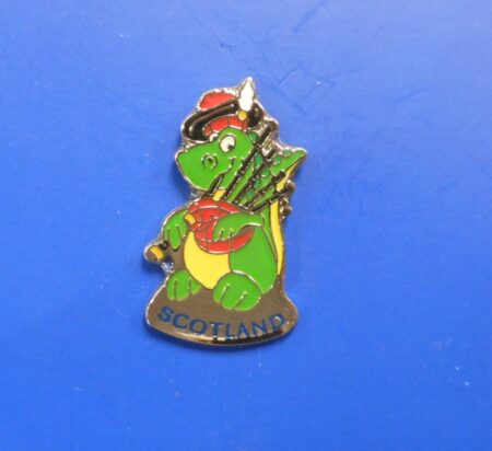 Lapel Pin Badge  - Nessie Bagpipes