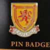 Lapel Pin Badge - Saltire Map Shield