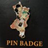 Lapel Pin Badge - Saltire Map Shield