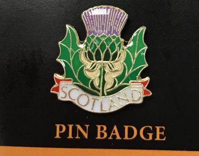 Lapel Pin Badge  - Scottish Thistle