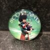Magnet - Round Glass Scottish Piper