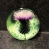 Magnet - Round Glass Scottish Thistle