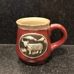 Mug-Highland-Cow-Red Mug - Stoneware Highland Cow Red