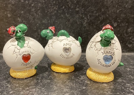 Ornament - Nessie Birthstone Egg