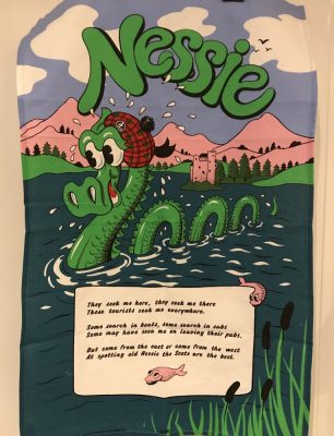 Kitchen - Tea Towel Nessie with Poem
