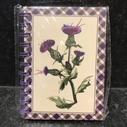 Note-Book-Tartan-Thistles Notebook - Thistles