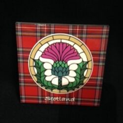 Notebook Magnetic - Thistle Tartan