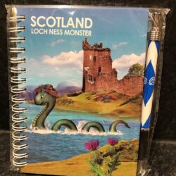 Notebook and Pen Set - Loch Ness Monster & Castle