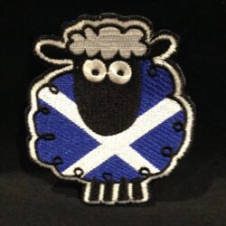 Embroidered Patch - Saltire Sheep