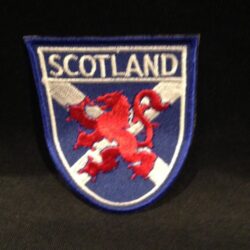 Embroidered Patch - Scotland Saltire Lion Shield