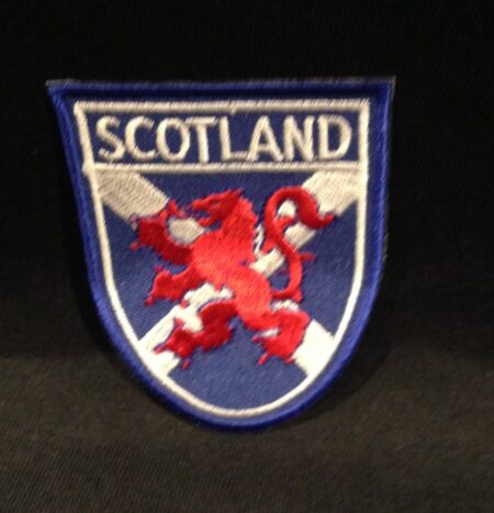 Embroidered Patch - Scotland Saltire Lion Shield