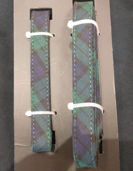 Pets - Tartan Dog Collar and Lead Set Large Black Watch
