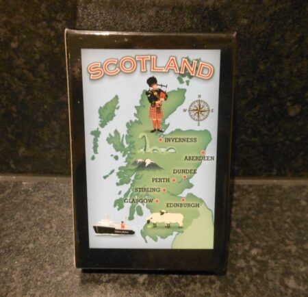 Playing Cards - Scotland Map