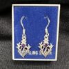 Sterling Silver Earrings - Thistle Stone Drop