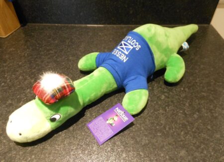 Soft Toy Loch Ness Monster - Nessie Long Blue T-Shirt
