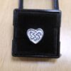 Charm - Celtic Bead Heart Sterling Silver