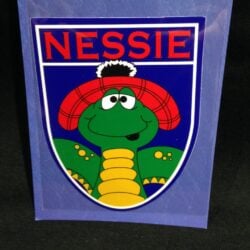 Sticker-Nessie Sticker - Nessie Red Hat Shield