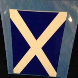 Sticker-Saltire Sticker - Saltire Flag