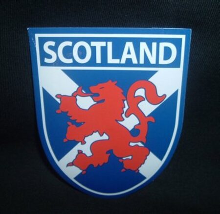 Sticker - Saltire Lion Shield