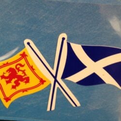 Stickers-Two-Flags Sticker - Two Flags