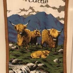 Tea-Towel-Highland-Cattle-e1541963447357 Kitchen - Tea Towel Highland Cows