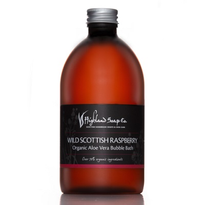 Highland Soap Co. Bubble Bath Wild Scottish Raspberry