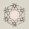 art-pewter-code-34 Art Pewter - Celtic Brooch Thistle and Heart Alliance (code 34)