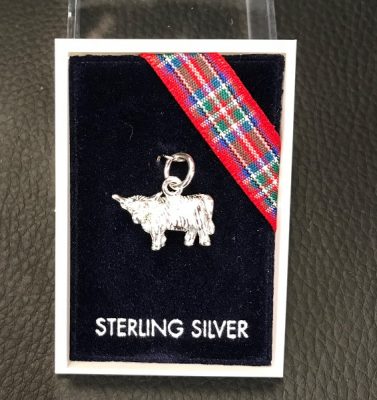 Charm Sterling Silver Highland Cow Loch Ness Gifts