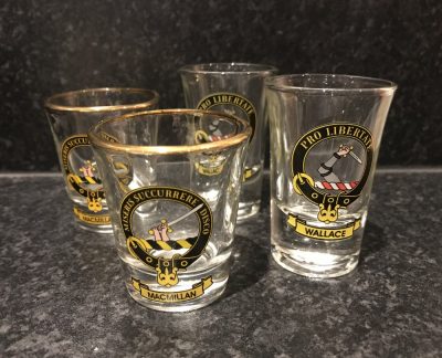 Shot Glass - Clan Crest Name